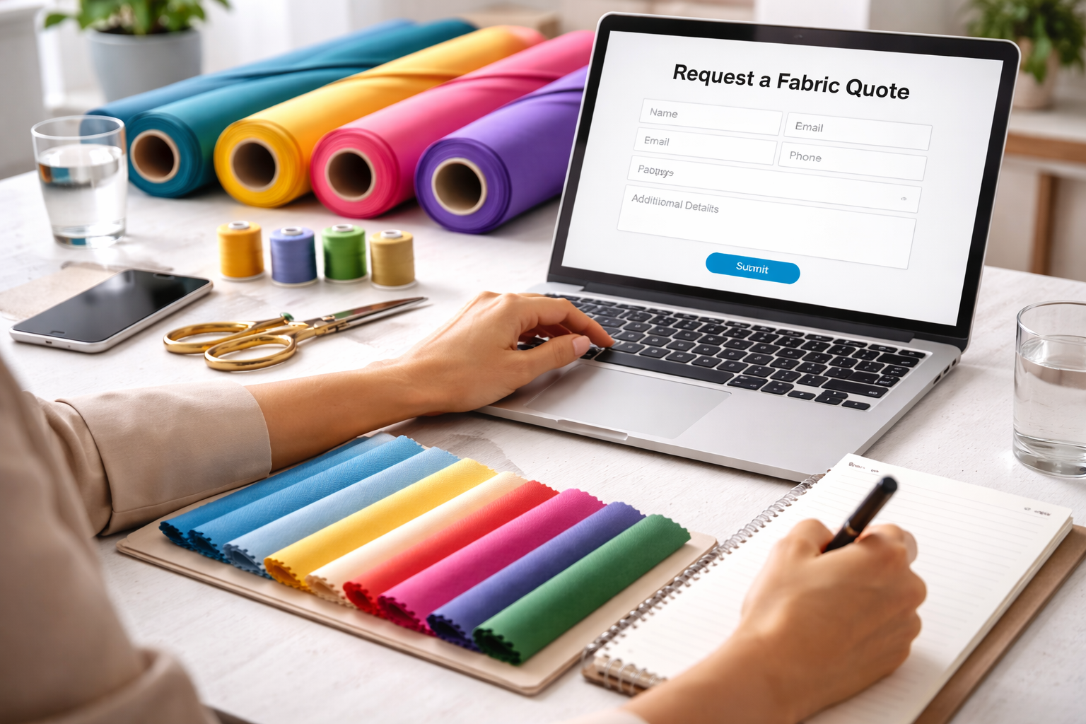 Envio de itens para orçamento